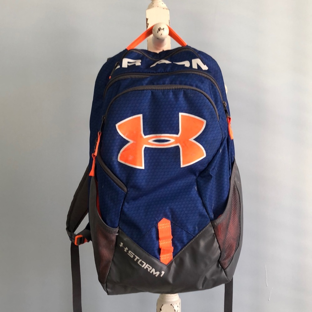 Under Armour Backpack Blue and Orange